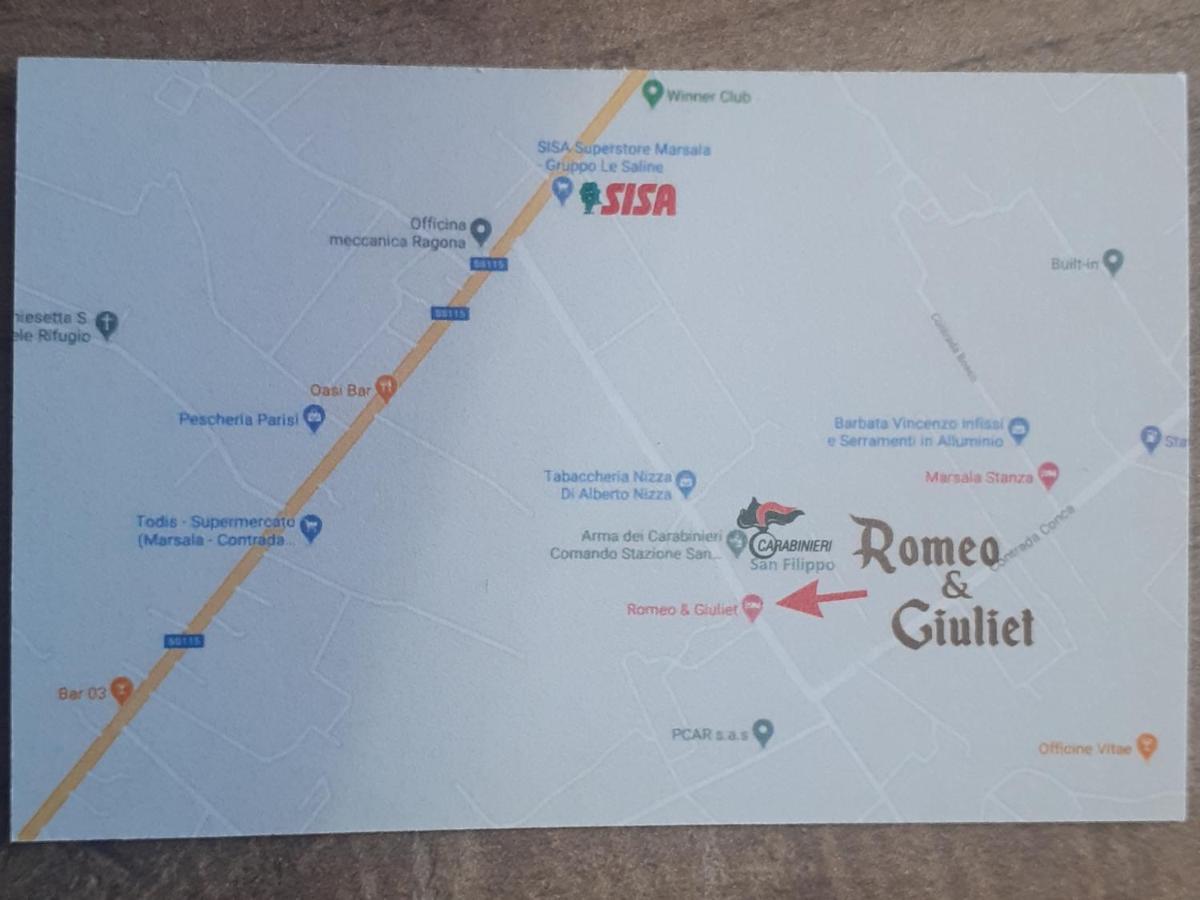 Romeo&Giuliet Hotel Marsala Exterior photo